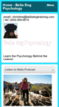 Mobile Screenshot of belladogpsychology.com