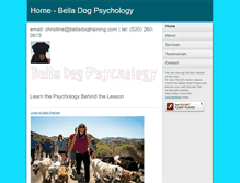 Tablet Screenshot of belladogpsychology.com